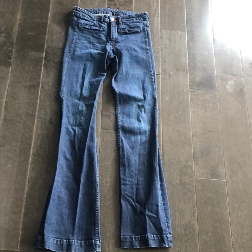 H&M high waist flare jeans